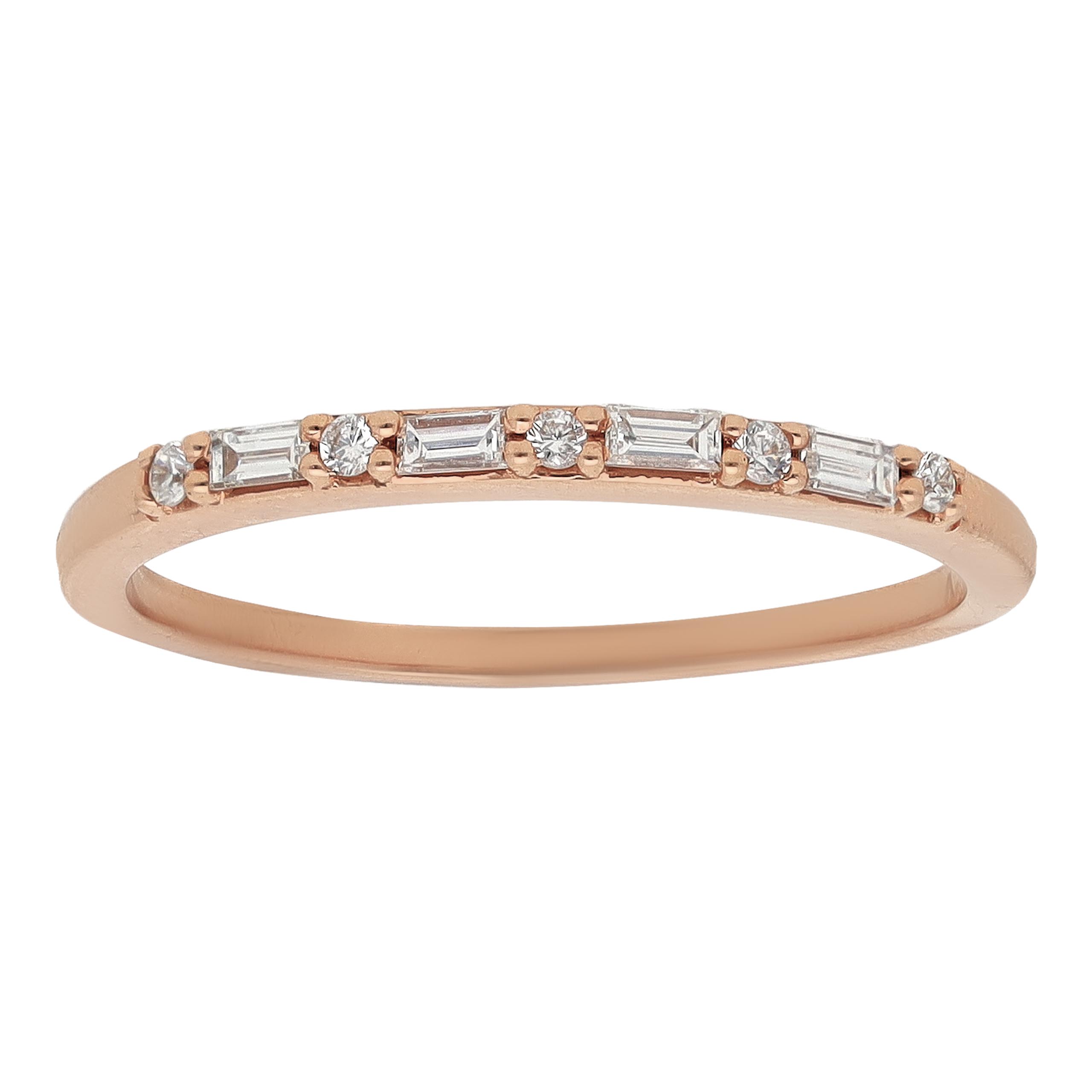 ANELLO IN ORO ROSA 9 KT E TOPAZIO ROSA MIS 12 - ROBERTO DEMEGLIO